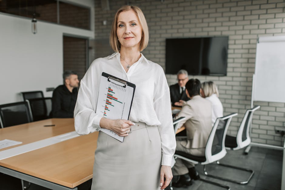 Frau im professionellen Umfeld